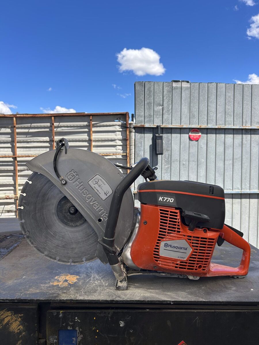 Husqvarna K770 petrol concrete saw